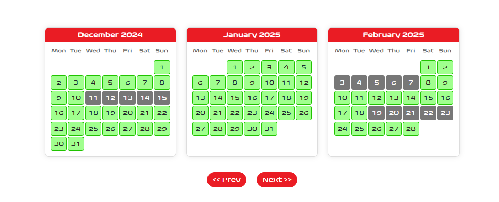 Herramienta de reservas
